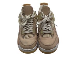 Air Jordan 4 Retro Shimmer Women's Beige Mid Top Sneakers‎ Sizes 10
